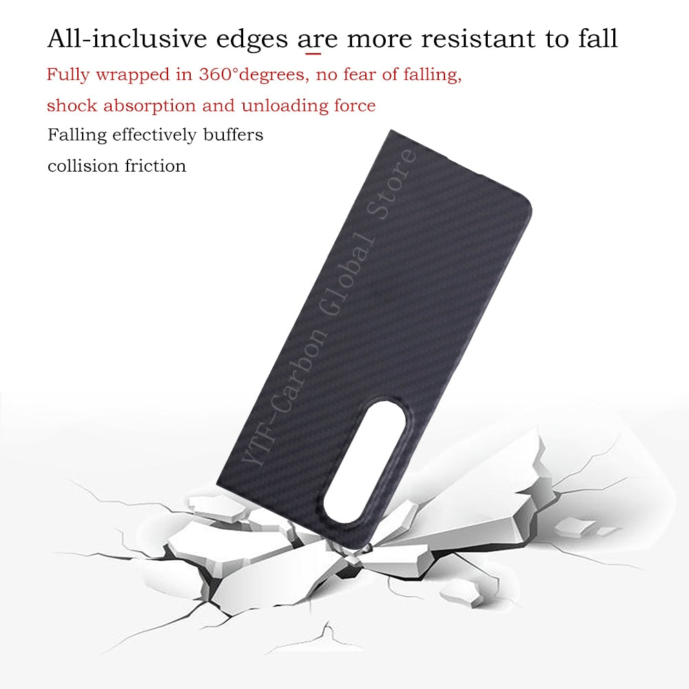 YTF-Carbon Fiber Case For Samsung Galaxy Z Fold - Premium Mobile Phone Cases from Dressmycell.com - Just $44.00! Shop now at Dressmycell.com YTF-Carbon Fiber Case For Samsung Galaxy Z Fold - Premium Mobile Phone Cases from Dressmycell.com - Just $44.00! Shop now at Dressmycell.com